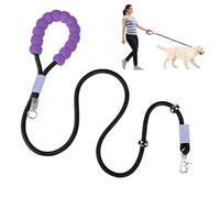 Correa de paseo para perros, correa de entrenamiento para perros - Cadena de paseo para perros de nylon | Cadena de paseo para perros de 2 m, correa sólida con asa acolchada para perros de ta