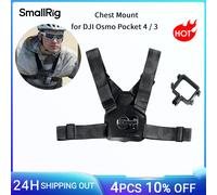 Correa de Pecho de Liberación Rápida SmallRig para DJI Osmo Pocket 4/3 con Correa de Arnés Ajustable para DJI Action 6 para Insta360