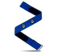 Correa de pecho de repuesto para monitor de frecuencia cardíaca Polar H10 Polar H9 Polar H7, correa de pecho ajustable HRM suave de repuesto compatible con sensor de frecuencia cardíaca polar (azul)