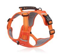 Correa de pecho para mascotas, a prueba de explosiones, reflectante, para perros grandes, para el pecho y la espalda, cuerda de tracción par