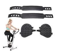 Correa de pedal de bicicleta,Piezas de repuesto para bicicleta estática par | Reemplazo para pedales de bicicleta estática para spin bike bicicleta estacionaria bicicleta interior ciclismo en casa