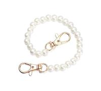 Correa de perlas 8/10mm for bolsos, manijas bolso, reemplazo monedero DIY, cadena larga con cuentas for correas hombro, cinturón(25cm-8mm new)