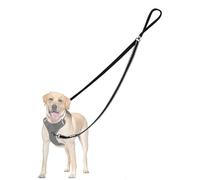 Correa de perro de control de dos puntos, correa de doble extremo para perros, correa única de nailon, correa ajustable manos libres para perros grandes, medianos y pequeños, caminar, correr