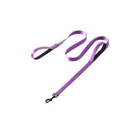 Correa de perro de doble asa para control de tráfico, a prueba de olores, fácil de limpiar, correa de nailon ancha con 2 asas, adecuada para playa/exploración/entrenamiento 72480