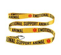 Correa de perro de servicio de terapia para animales de apoyo emocional - Correa de entrenamiento para caminar para dueños de mascotas - Regalo para los amantes de los animales (apoyo emocional