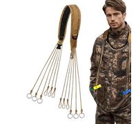 Correa de Perro para el Deporte al Aire Libre, Paracord Carrier with Metal Buckle Design, Hunting Equipment for Mallard Ducks, Squirrel, Geese, Bird, Turkey, Waterfowl Carrier Strap for Easy