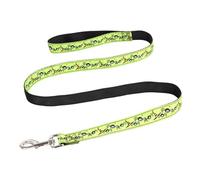 Correa de perro para perros grandes, correa de perro de Halloween, hebilla de metal, sombrero de calabaza, estampado de murciélago, lindo accesorio de festival, nudo correa para perros (D, M)