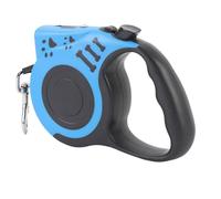 Correa de Perro Retráctil con Luces LED, 16.40 Pies Tractor Telescópico de Correa para Perros a 99.21 Libras, Correa de Seguridad Nocturna LED, un Control Llave, para Caminar a
