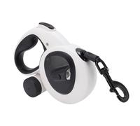 Correa de Perro Retráctil de 16.4 Pies, Correa para Mascotas con Luz LED, Soporte de Bolsas de Caca y Cinta Reflectante, (L 3.2cm / 1.3in)