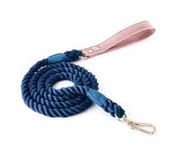 Correa de perro tejida de color degradado para mascotas, cuerda de plomo para caminar al aire libre, para perros pequeños y grandes, correas de entrenamiento para perros pequeños, correa ajustable