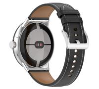 INF Pulsera compatible con Google Pixel Watch 1/2, correa de reloj de piel de vacuno de alta calidad, correa de repuesto para mujer y hombre, correas de reloj de piel auténtica de 20 mm