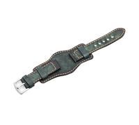 Correa de piel auténtica hecha a mano, pulsera de reloj para hombre, 20 mm, 22 mm, 24 mm, liberación rápida, 5 colores, 22mm, Acetato, No es una piedra preciosa