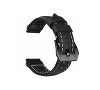 Correa de piel de becerro auténtica Quic kfit de 26mm 22mm Compatible con Garmin Epix Pro 51mm 47mm Tactix 7 Pro/Fenix 7 Pro 7X Pro Enduro 2(Black Black,26mm For Fenix 7X 7X Pro)