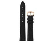 Correa de piel de vacuno de liberación rápida universal for hombre y mujer, de 14, 16, 18 y 20 mm, color negro, marrón, blanco y gris, adecuada for Cartier Tank SOLO London e(Black-RG pin,20mm)