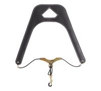 Correa de piel sintética de longitud ajustable para el cuello, correa acolchada para el cuello de saxofón, correa de repuesto para saxofón, fácil de usar