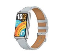 Correa de piel suave compatible con Huawei Band 11, pulsera de piel deportiva de repuesto para Huawei Band 11 Pro, para hombre y mujer, Eine Grösse, Cuero Gema, Sin piedras preciosas