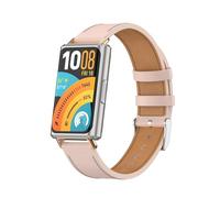 Correa de piel suave compatible con Huawei Band 11, pulsera de piel deportiva de repuesto para Huawei Band 11 Pro, para hombre y mujer, Eine Grösse, Cuero Gema, Sin piedras preciosas