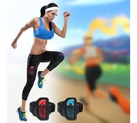 Correa de Pierna Compatible con Nintendo Switch OLED 2021/Switch, 2PZS Bandas Ajustables para Ring Fit Adventure, Nintendo Switch Sports Play Soccer para Adultos