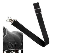 Correa de pierna para manta de caballo, cinturón ecuestre de 25.6 a 51.2 pulgadas, correa de pierna para mantas de equipo de caballos, para hombres, mujeres, atletas, principiantes, profesionales
