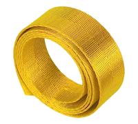 Correa de polipropileno, Cinta de nailon 38 mm en espiga multicolor, 5/10/20 yardas, for correas bolsos, manualidades y reparaciones(Yellow,10 yard)