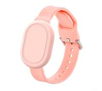 Correa de posicionamiento para Xiaomi Tag, cómoda silicona antipérdida agradable a la piel, localizador de correa de reloj Pulsera para niños (rosa)