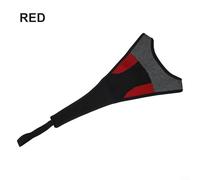 Correa de red absorbente de sudor para entrenamiento de bicicleta con soporte para teléfono para ciclismo en interiores, tela Oxford y buceo, 56 x 19 cm, negro/rojo/verde/azul (paquete de 1) (rojo)