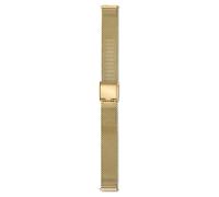 "Correa de reloj, 13 mm (0,51"") de ancho, Metálica, Tono oro, Acabado tono oro" OS