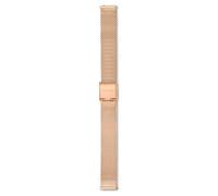 "Correa de reloj, 13 mm (0,51"") de ancho, Metálica, Tono oro rosa, Acabado tono oro rosa" OS
