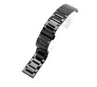Correa De Reloj Acero Inoxidable Macizo Compatible Con Hamilton Khaki Jazz Field Seiko Cierre Mariposa, Metal For Hombre 18, 20 Y 22 Mm(GD-01(LG)-Black,22mm)