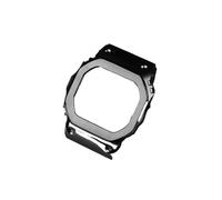 Correa de reloj adecuada for Casio G-SHOCK DW5600 GW-B5600 GWM5610 caja de reloj con bisel de metal de acero inoxidable(Black case,5610)