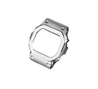 Correa de reloj adecuada for Casio G-SHOCK DW5600 GW-B5600 GWM5610 caja de reloj con bisel de metal de acero inoxidable(Silver case,5610)