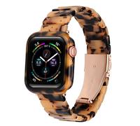 Correa de reloj Apple compatible con Ayeger con parachoques (sin protector de pantalla) Correa de pulsera de resina de 41 mm para iWatch Series 9