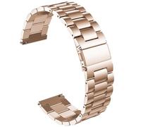 Correa de reloj Casio MDV106-1AV / MTP-VD01 para hombre, 22 mm, acero inoxidable, liberación rápida, correa de repuesto para Casio MDV-106 Series (champán)