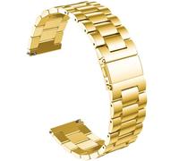 Correa de reloj Casio MDV106-1AV / MTP-VD01 para hombre, correa de repuesto de acero inoxidable de 22 mm de liberación rápida para Casio MDV-106 Series (dorado)
