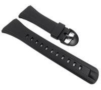 Correa De Reloj Casio Solar Data Bank DB-E30-1AVEF | Resina Negra DB-E30