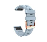 Correa de reloj compatible con for Garmin Fenix 8 43 mm/Epix Pro 7S 6S Pro/5S Plus, pulsera de silicona de 20 mm