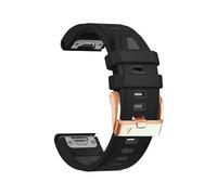 Correa de reloj compatible con for Garmin Fenix 8 43 mm/Epix Pro 7S 6S Pro/5S Plus, pulsera de silicona de 20 mm(Black Grey,For Descent Mk2S)