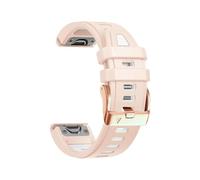 Correa de reloj compatible con for Garmin Fenix 8 43 mm/Epix Pro 7S 6S Pro/5S Plus, pulsera de silicona de 20 mm(Khaki White,For Epix Pro -42mm)