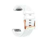 Correa de reloj compatible con for Garmin Fenix 8 43 mm/Epix Pro 7S 6S Pro/5S Plus, pulsera de silicona de 20 mm(White 01,For Fenix 7S 7S Pro)