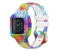 Correa de reloj compatible con Garmin Fit JR3 Vivofit JR 3, correa de repuesto de silicona para reloj inteligente, correa de silicona suave, pulsera estampada para niños, Pintado
