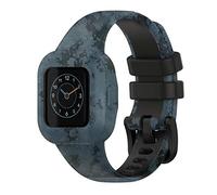 Correa de reloj compatible con Garmin Fit JR3 Vivofit JR 3, correa de repuesto de silicona para reloj inteligente, correa de silicona suave, pulsera estampada para niños, Mosaico