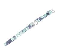 Correa de reloj compatible con Samsung Galaxy Fit SM-R370, correa de cuero con patrón impreso, accesorio for reloj inteligente, correa de reloj ajustable, correa de repuesto for mujer (Color : Style