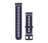 Garmin Bandas de liberación rápida (22 mm) morado imperial translúcido/índigo con herrajes de pizarra