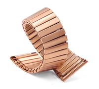 correa de reloj Correa De Reloj Retráctil Metal Banda Elástica Acero Inoxidable 14 Mm 16 18 20 22 Accesorios For Relojes Inteligentes Unisex Pulsera Repuesto(Rose gold,22MM_L SIZE-153MM)