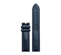 Correa de reloj cuero ancho uniforme Compatible con Longines Compatible Tissot Compatible correa Fossil FIYTA(Red Black,20x20mm)