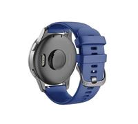 Correa de reloj de 18mm 20mm 22mm Compatible con Garmin Forerunner 265 265S 255 255S 245 645 55/ Vivoactive 5 4 4S /Venu 3 3S(Dark Blue,22mm)