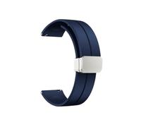 Correa de reloj de 20mm 22mm Compatible con Huawei Watch GT3 4 5 46mm 5Pro /Garmin/Samsung(Midnight Blue steel,20mm)