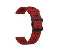 Correa de reloj de 22 mm apta for SUUNTO 9 PEAK PRO DLC / 5 PEAK Pulsera apta for SUUNTO RACE S/OCEAN/VERTICAL Correa deportiva de silicona transpirable(Red)