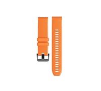 Correa de reloj de 22 mm compatible con Garmin MARQ Gen 2/Epix Correa de silicona compatible con Garmin Approach S70 47 mm/Forerunner 965 955 Pulsera(Style 2 Orange)