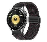 Correa de reloj de 22 mm de nailon trenzado compatible con Huawei GT6 GT5 GT4 46 mm GT 6 Pro GT3 Pro GT 2e magnética elástica Venu 4 45 mm pulsera Venu 3 2, Forerunner 255 265, One Size, Nailon, Sin